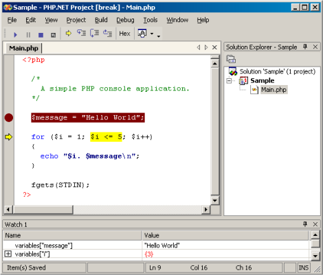 Phalanger in Visual Studio .NET