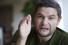 Barak Kassar, making a point