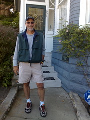 Tom Rolander in front of house where IBM came to Digital Research