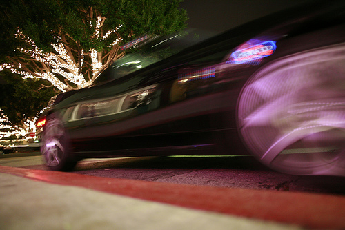 Test drive of first production Tesla