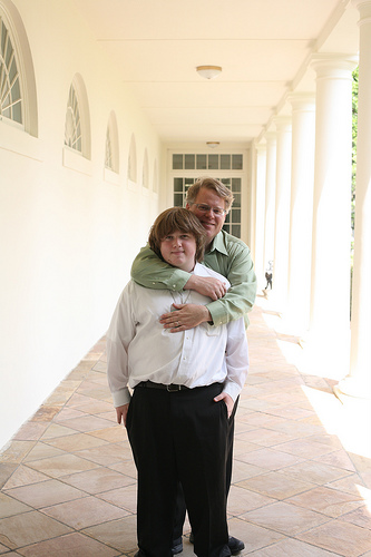 Patrick and Robert in White House