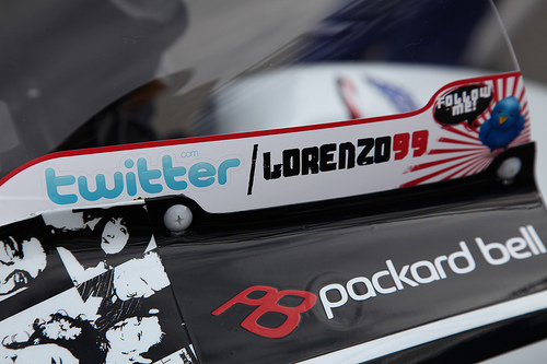 Lorenzo's &quot;Twitter bike&quot;