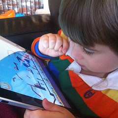 I need another iPad. This creature keeps stealing mine.