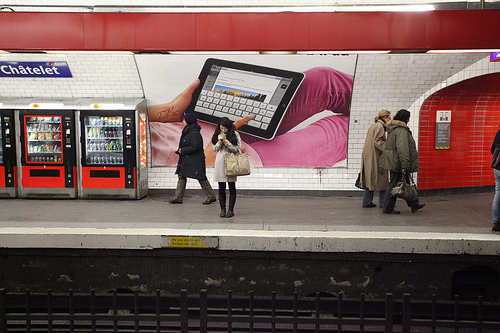 iPad ads everywhere