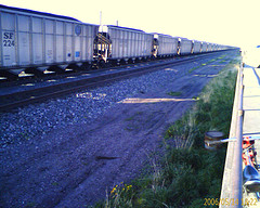 Coal train rumbles through Livingston