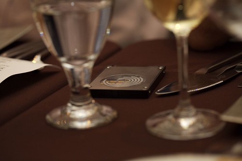 Seagate's memory drive hanging out on table