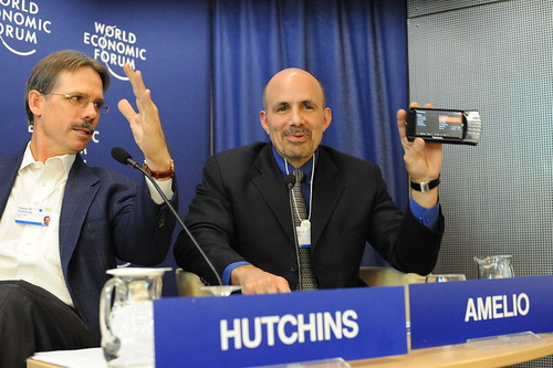 William Amelio, CEO of Lenovo, shows off new MID device